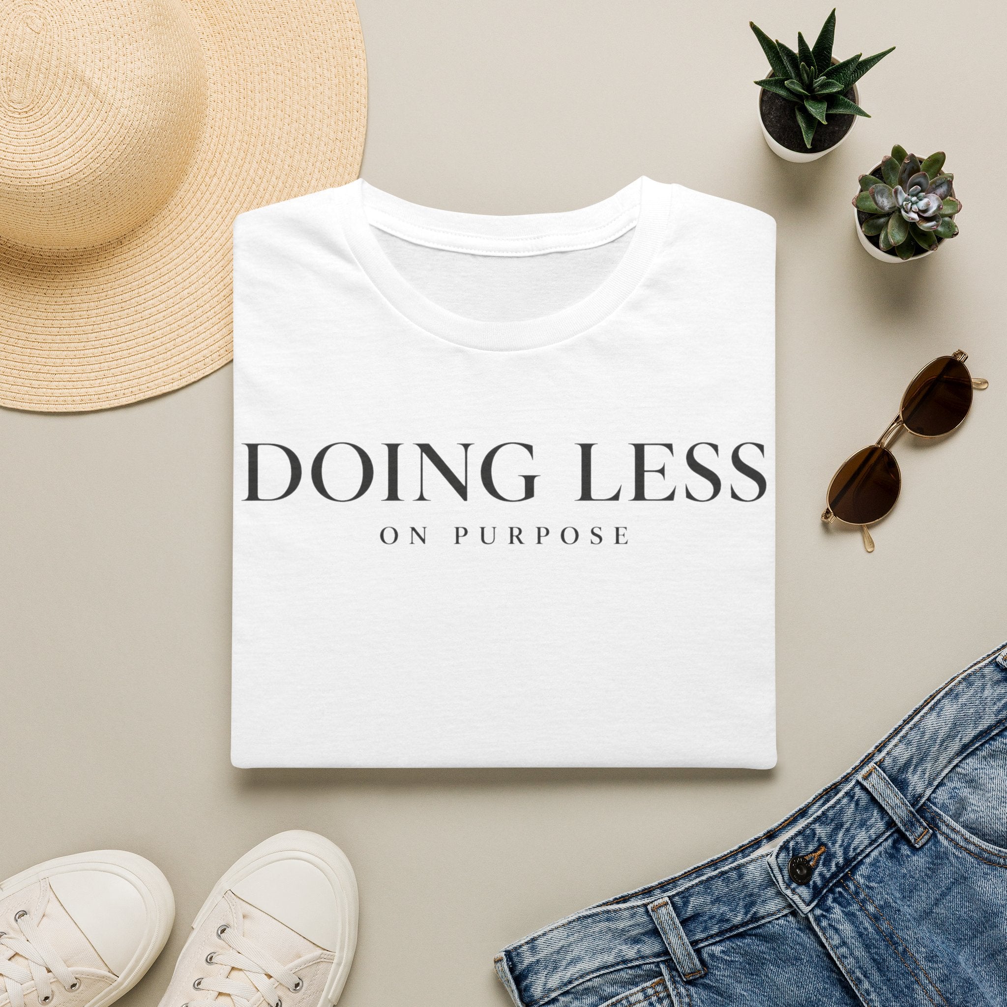 Doing less on purpose