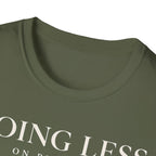 Doing less on purpose