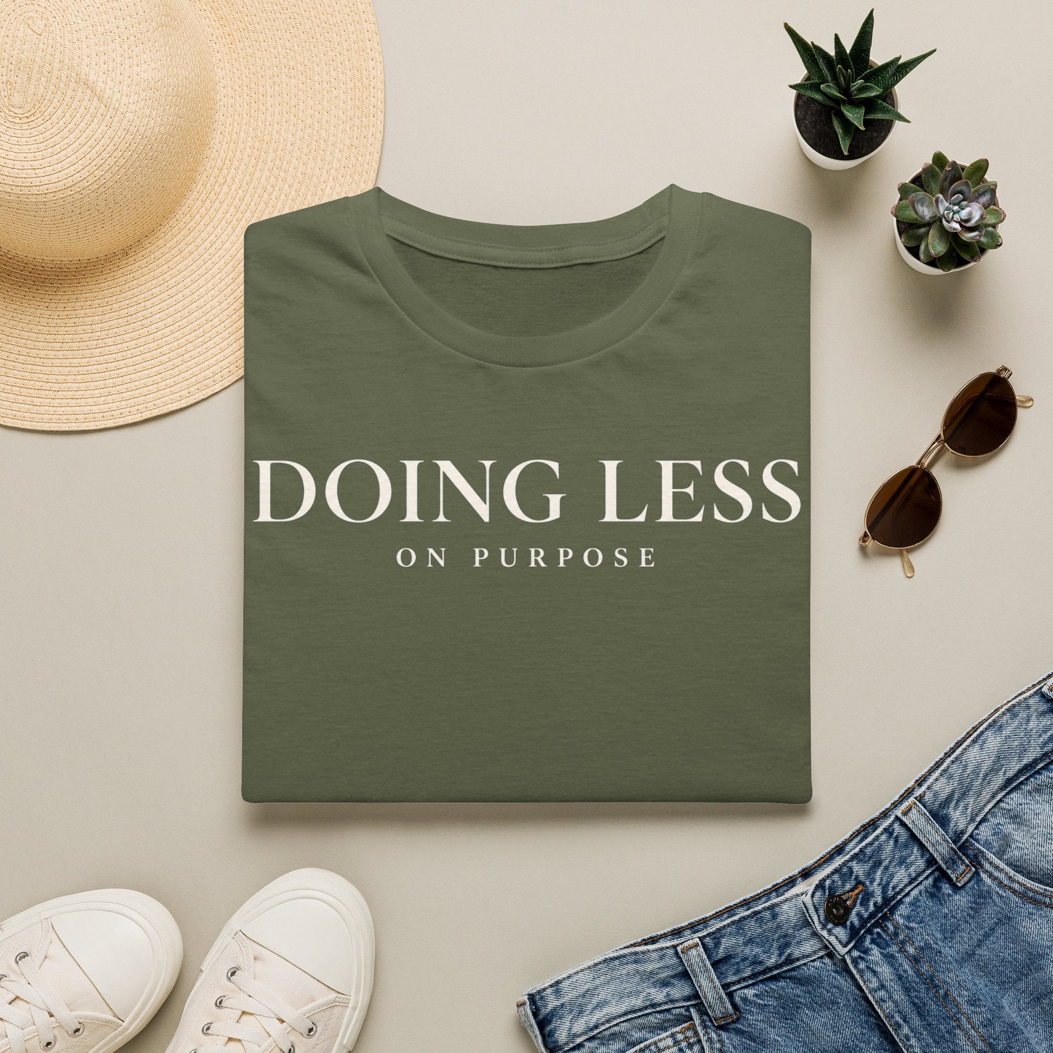 Doing less on purpose