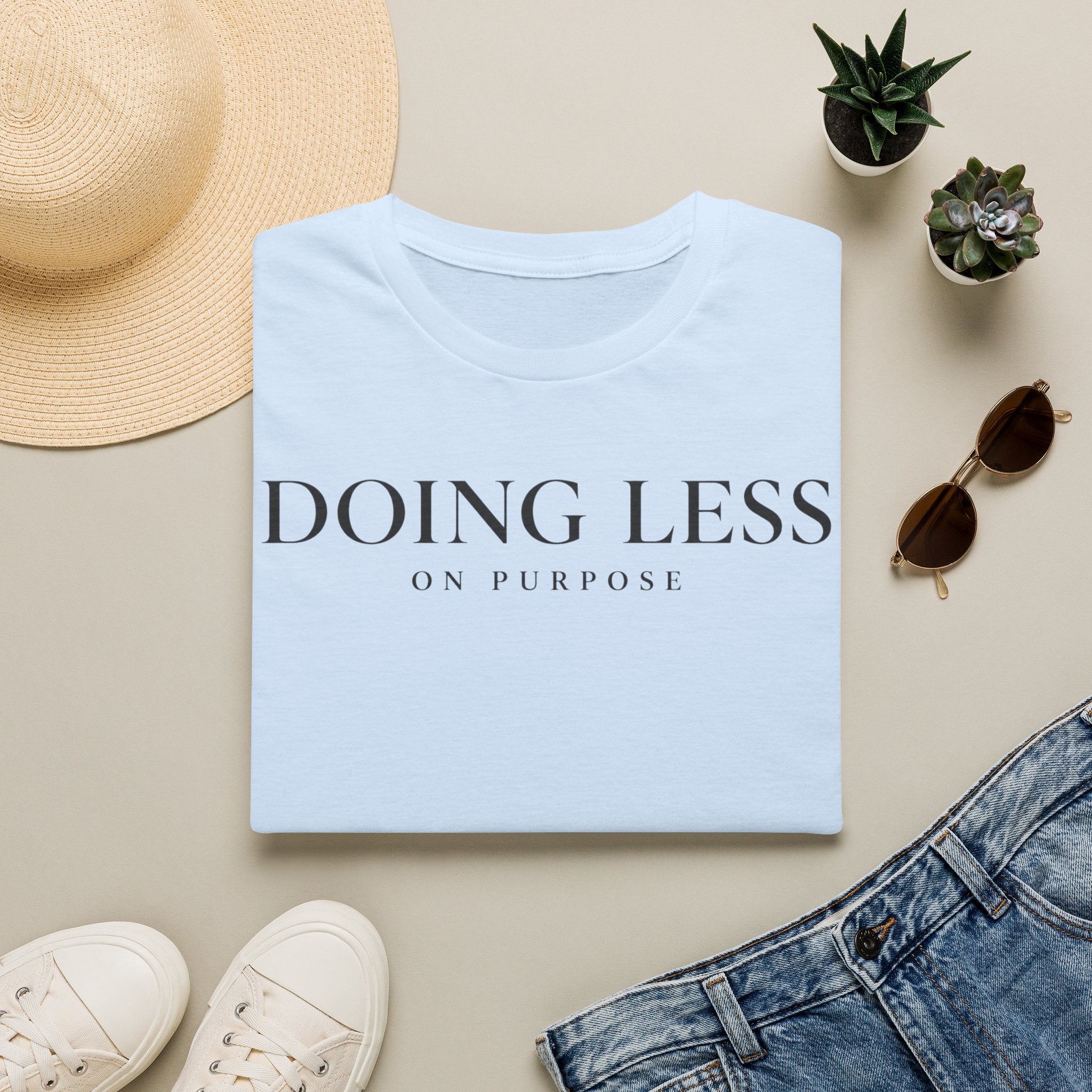 Doing less on purpose
