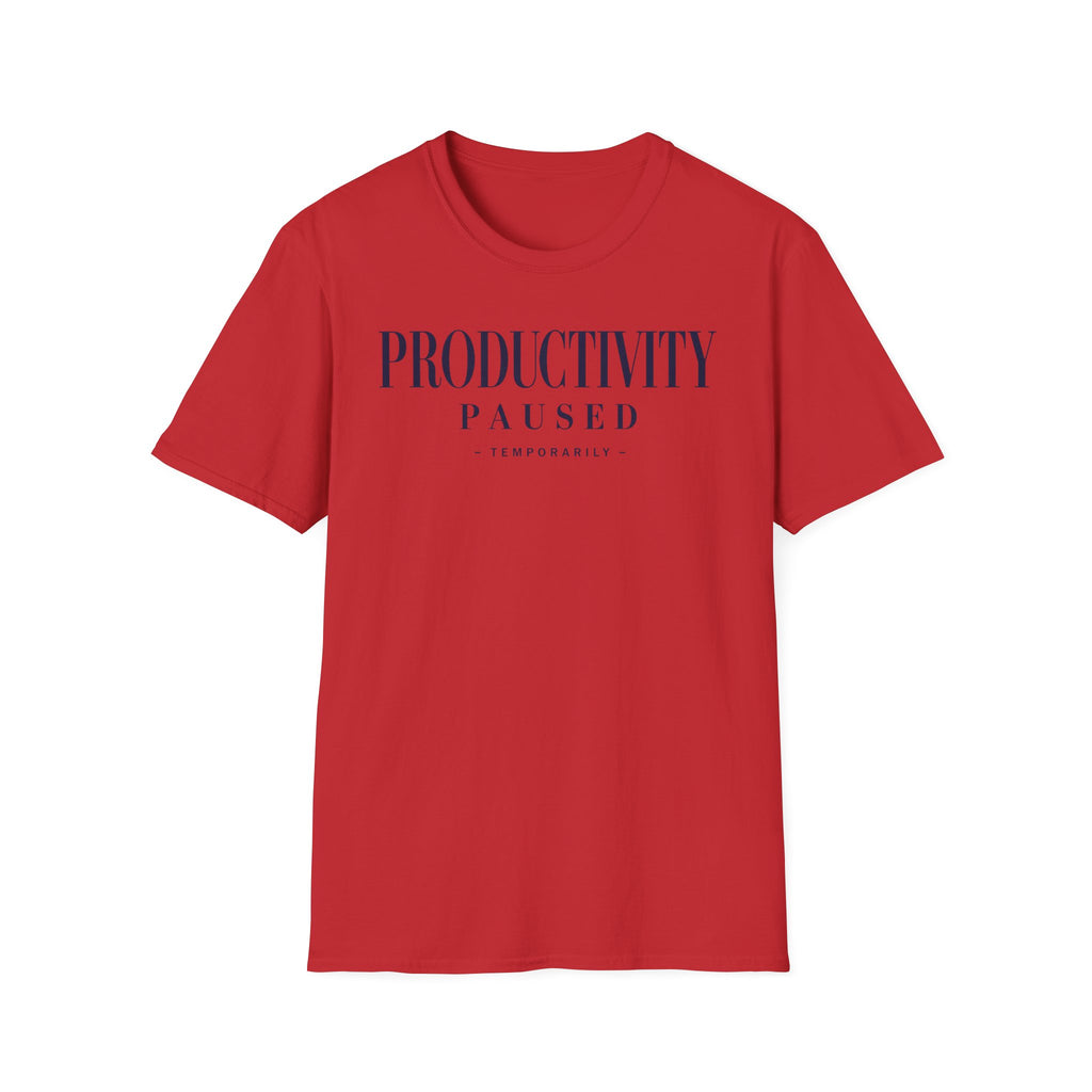 Productivity paused....temporarily