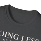 Doing less on purpose