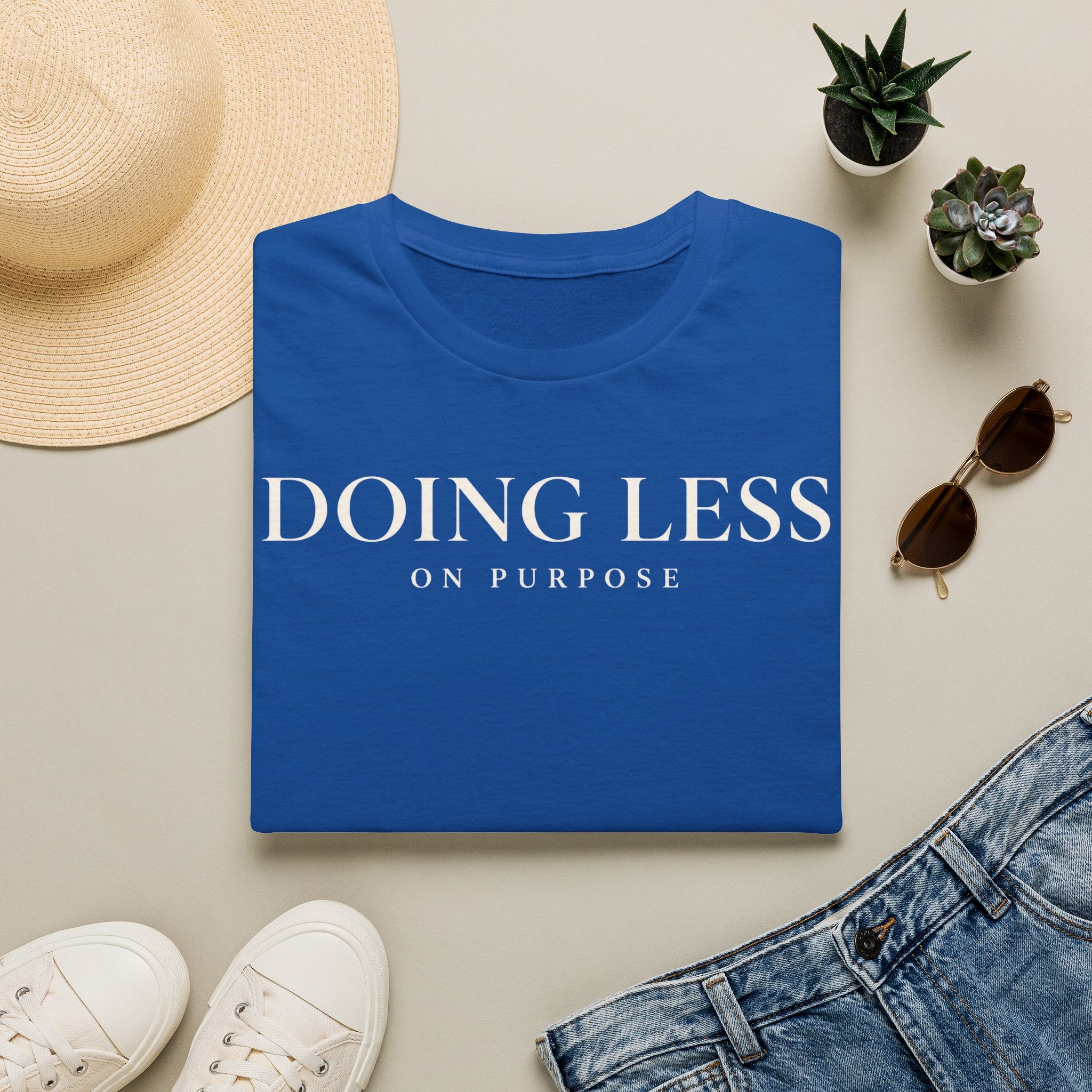 Doing less on purpose