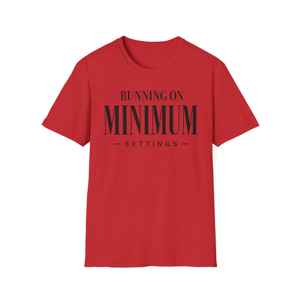 Running on minimum settings