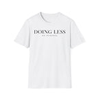 Doing less on purpose