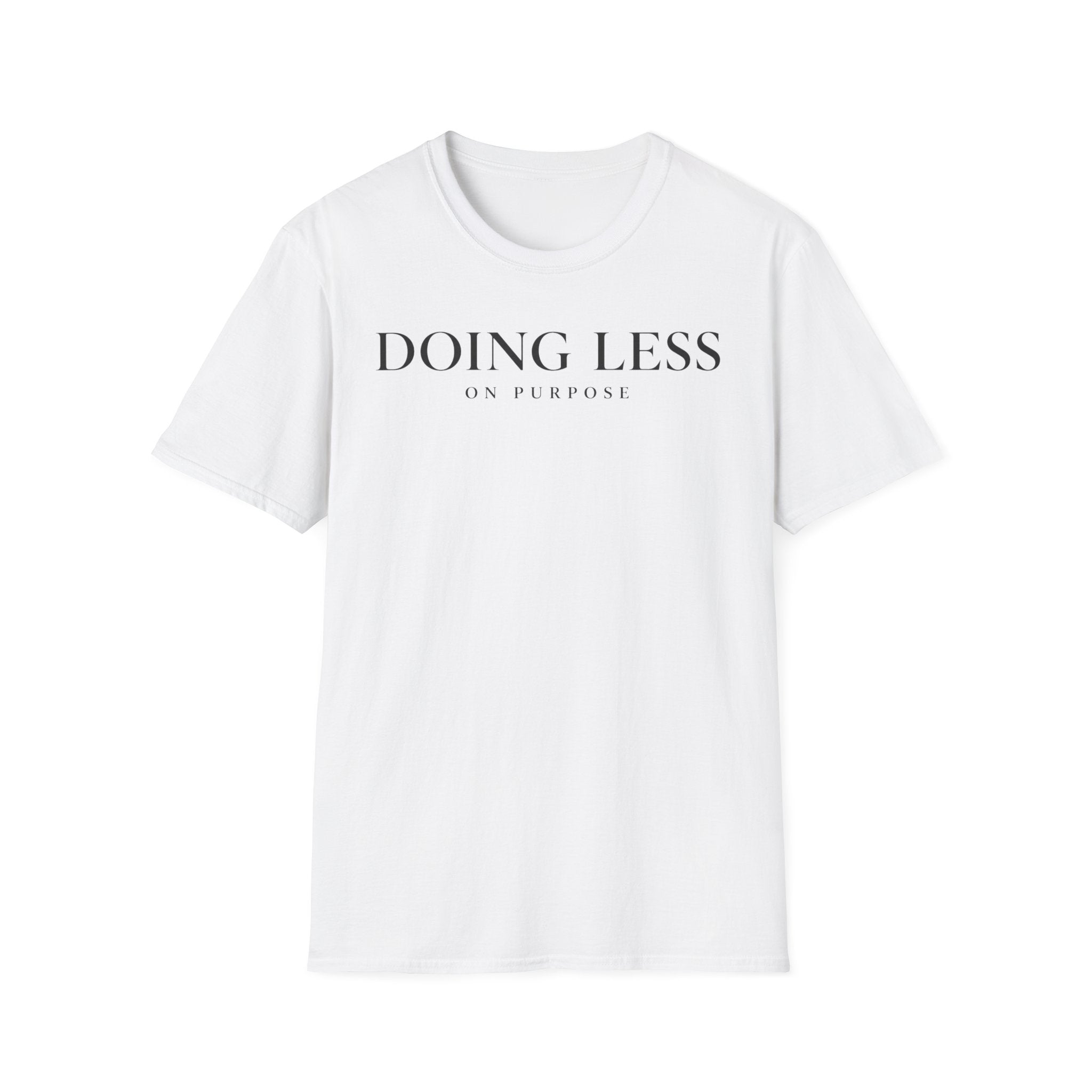 Doing less on purpose