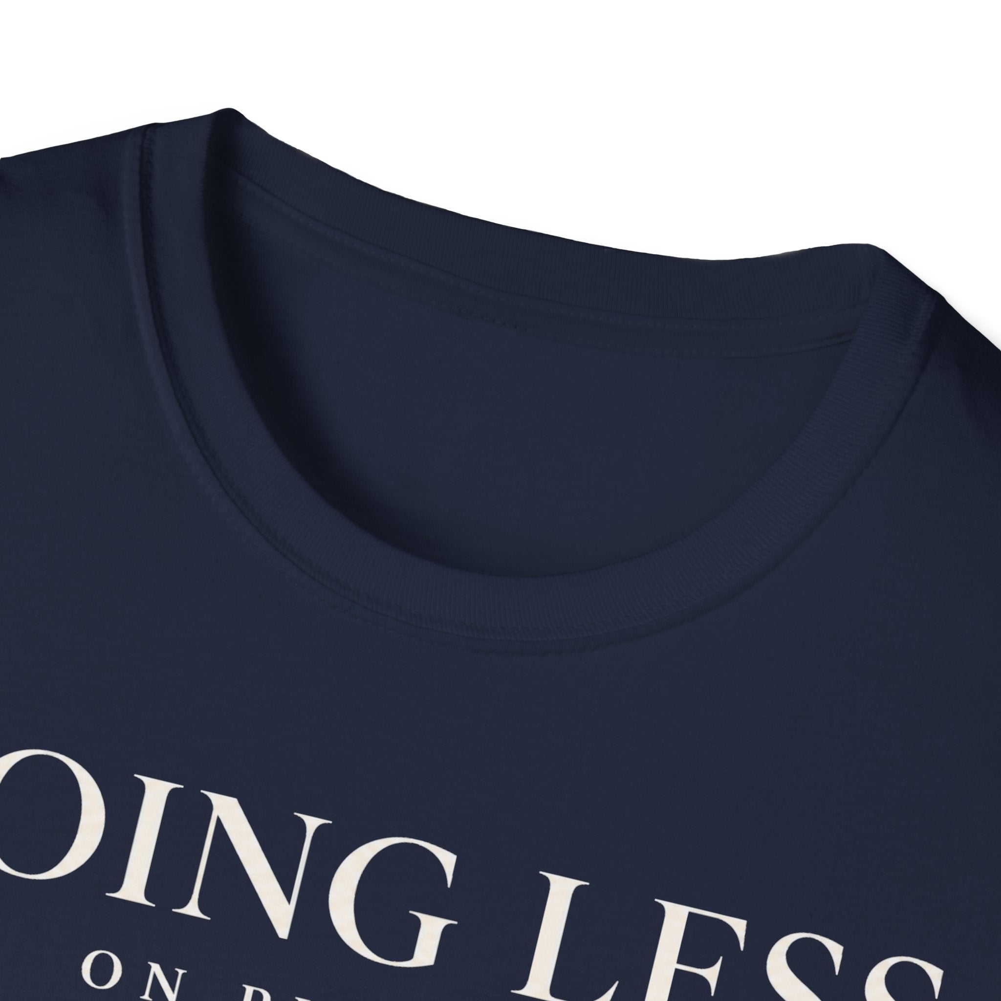 Doing less on purpose
