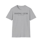 Doing less on purpose