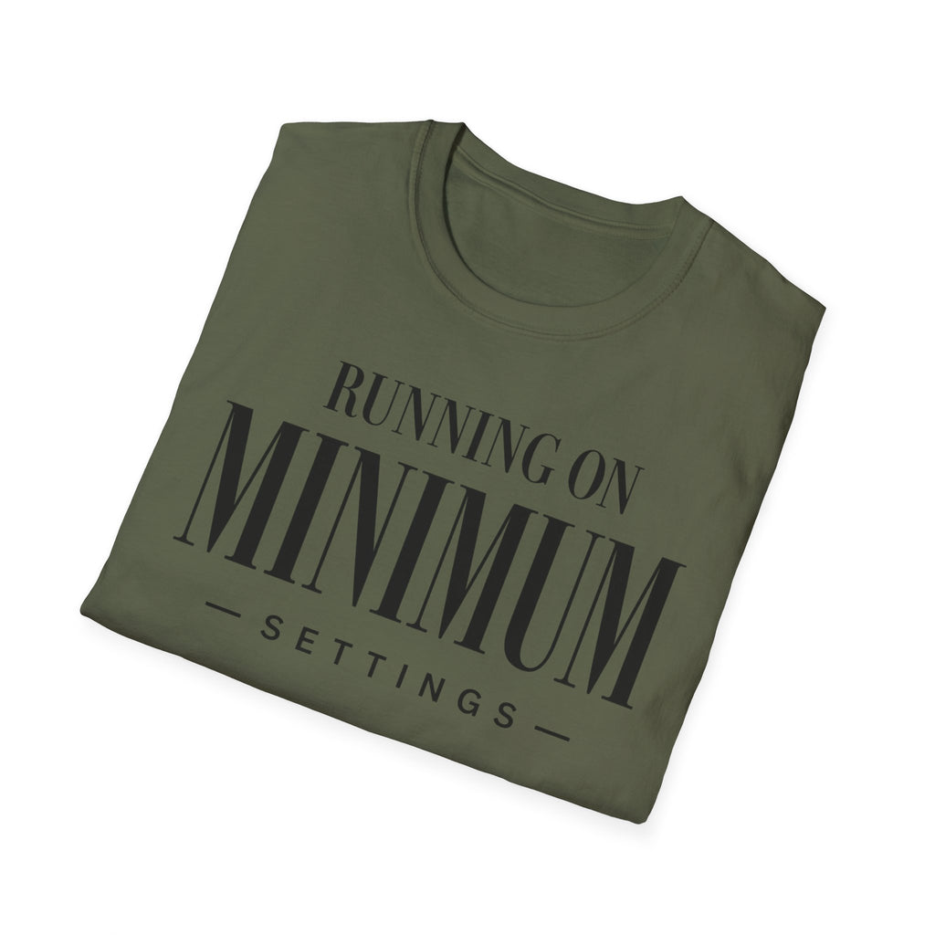 Running on minimum settings