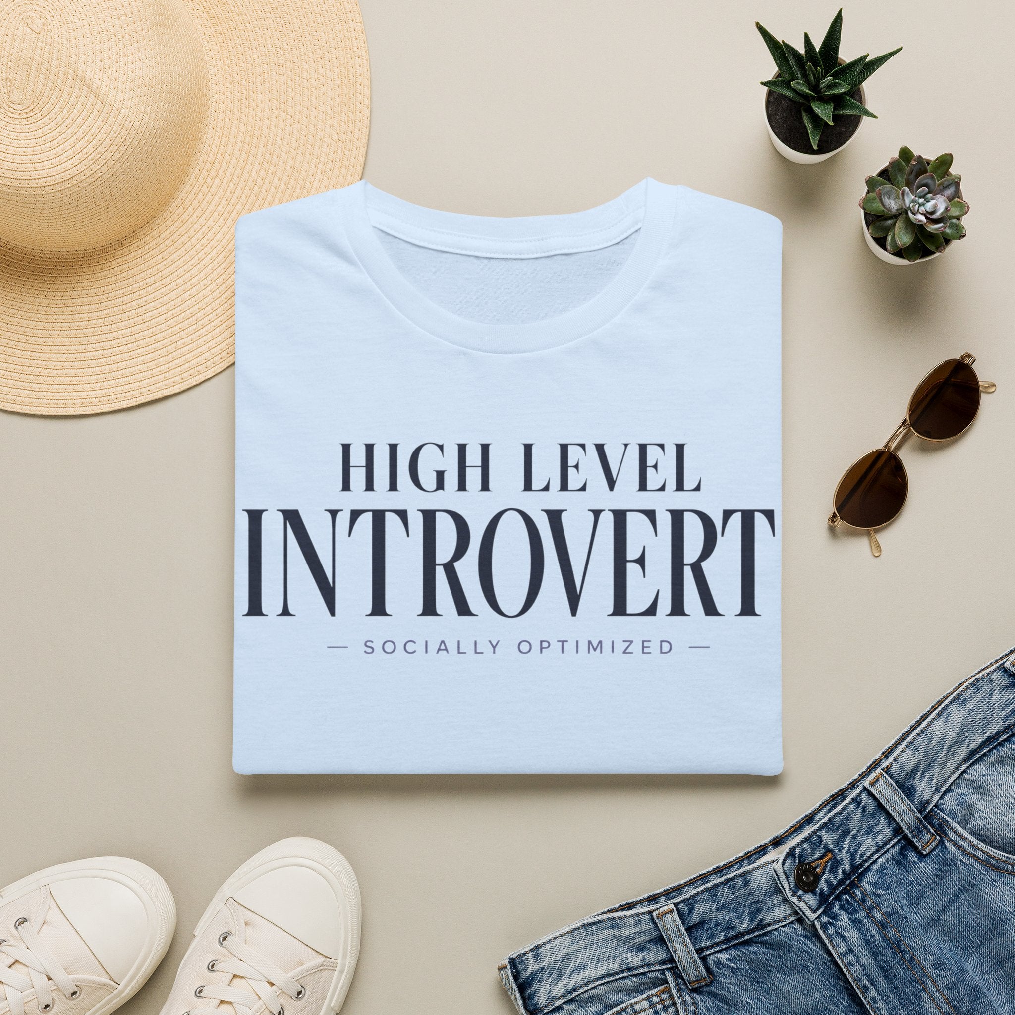 High level introvert... socially optimized